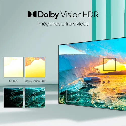 Vista 4 de Hisense - Televisión Smart 43A6G de 43 pulgadas con resolución 4K Ultra HD, con Android, compatibilidad con Alexa