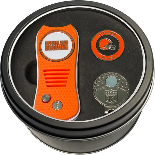 Vista 5 de Team Golf NFL Adult-Unisex Tin Gift Set with Switchfix Divot Tool, Cap Clip, and Ball Marker