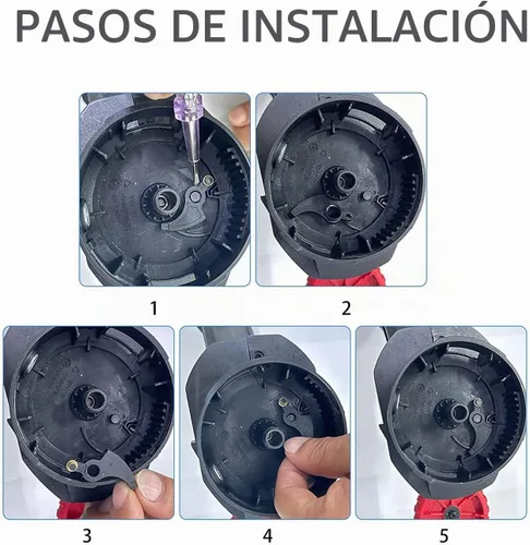 Vista 6 de 2 paquetes de piezas de repuesto para cortacésped Black & Decker 90567077 Nst2188