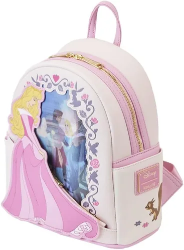 Vista 4 de Loungefly Disney Sleeping Beauty Princess - Mini mochila lenticular, Multi, Mini