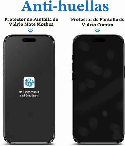 Vista 2 de Mothca Protector de pantalla de privacidad mate para iPhone Air [6.5 pulgadas] con herramienta de fácil instalación, antiespía antirreflejos