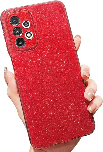 Vista 48 de MINSCOSE Funda compatible con Samsung Galaxy A14 5G, bonita funda delgada con purpurina fina, a prueba de golpes, de TPU para mujeres y niñas
