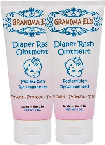 Vista 8 de Grandma El's El ungüento para erupción del pañal ayuda a curar irritante Chaping Alivia y previene la erupción del pañal suaviza y suaviza la piel