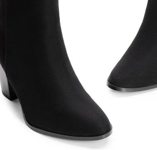 Vista 9 de DREAM PAIRS - Botines de tacón ancho con bloque para mujer
