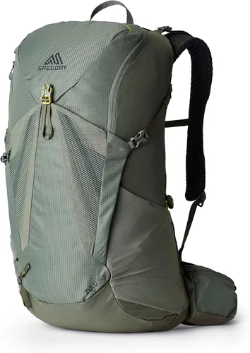 Vista 13 de Mochila Gregory Zulu Unisex para Senderismo/Excursionismo, Cinturón de Cadera Freefloat, Manguito de Hidratación Interno para Bolsa de Agua Verde