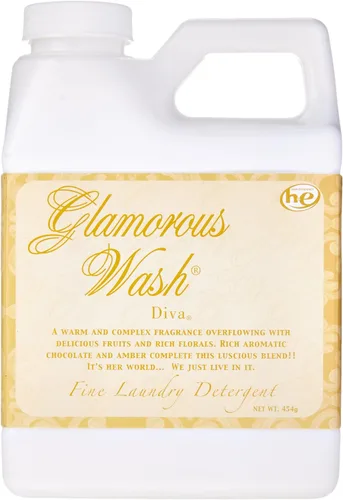Vista 13 de Tyler Candle Glamorous - Detergente líquido para lavado, líquido, Diva, 16 onzas líquidas, con bolsa para secadora, bolsa individual, tapa a prueba