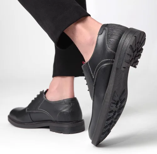 Vista 9 de Mens Oxford Dress Shoes Genuine Leather Casual Fashion Business Work Shoe for Men