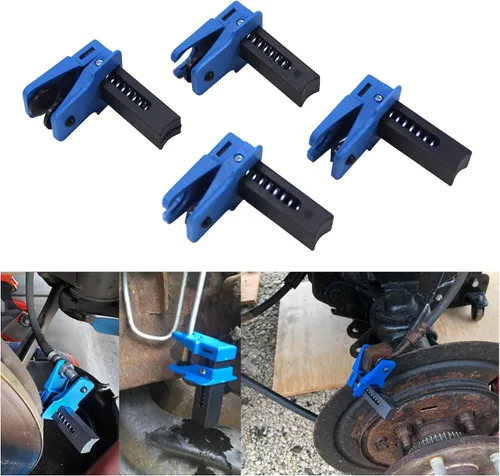 Vista 6 de Juego de 4 abrazaderas de línea de acero automático tapón de fluido de 1/2'', 3/8'', 5/16'' kit de abrazadera tapón de fluido con carga de resorte
