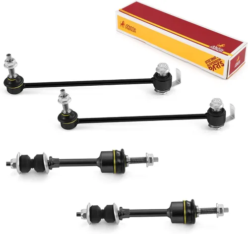 Vista 136 de Metrix Premium Chassis Parts - Kit de 4 piezas de barra estabilizadora delantera y trasera con enlace de extremo de barra estabilizadora para Ford