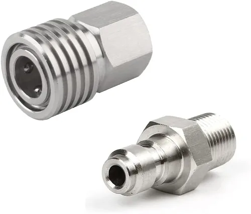 Vista 13 de Conector BSPP de 1/8 a 0.315 in Plug Fill Nipple Foster Set de desconexión
