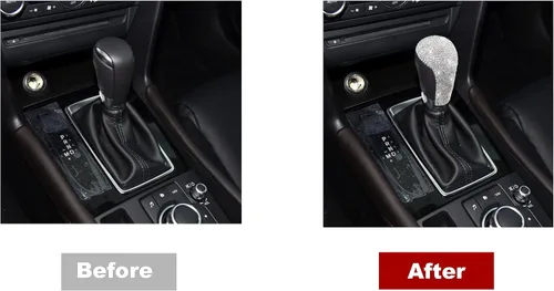 Vista 2 de CONGCONG Cubierta interior de cristal brillante para caja de cambios de mazda, compatible con Mazda 3/Mazda 6/CX-3/CX-5/CX-9