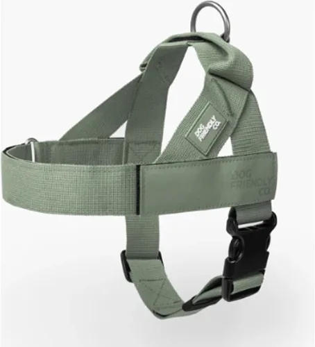 Vista 9 de Arnés para perro Dog Friendly Co Correas resistentes a rozaduras, cuello y pecho ajustables, y anillo en D resistente Resistente, cómodo, fácil