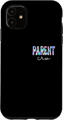 Vista 5 de iPhone 15 Parent Crew Groovy Back to School Cute Teachers Women Girl Case
