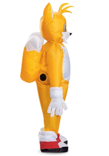 Vista 5 de Disfraz Inflable de Tails de Sonic the Hedgehog para Niños Multicolor