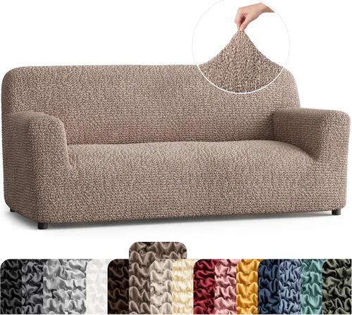 Vista 53 de PAULATO BY GA.I.CO. Funda para Silla - Funda para Sillón - Funda para Sillón - Funda de Tela Suave - Protector de Muebles Elegante de Ajuste Ceniza