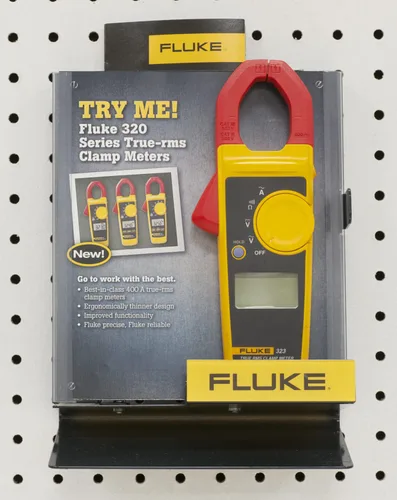 Vista 6 de Fluke 323 Medidor de Abrazadera para Electricistas Comerciales/Residenciales, Mide Corriente CA hasta 400 A, Mide Voltaje CA/CC hasta 600 V