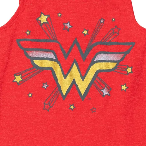 Vista 5 de DC Comics Justice League Wonder Woman - Juego de pelele y diadema sin mangas