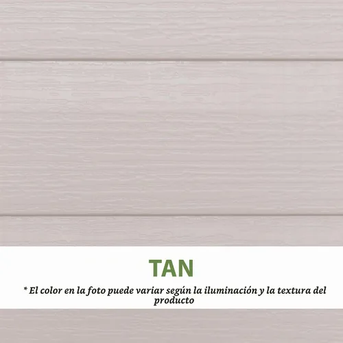 Vista 7 de Lifetime Products caja de almacenamiento horizontal Lifetime 60170, color tostado