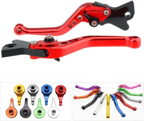 Vista 3 de FXCNC Palancas de embrague de freno ajustables para motocicleta compatibles con Meteor 350 2022-2024