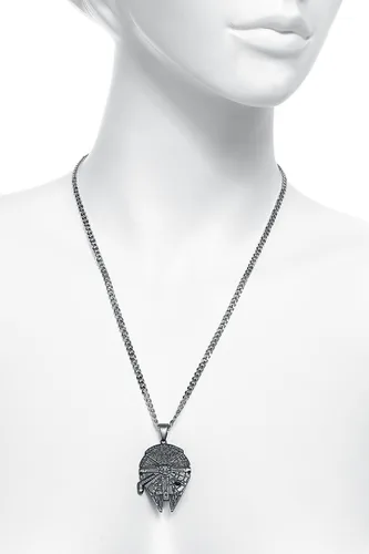 Vista 4 de Collar con colgante de halcón milenio de Star Wars, Metal, N A