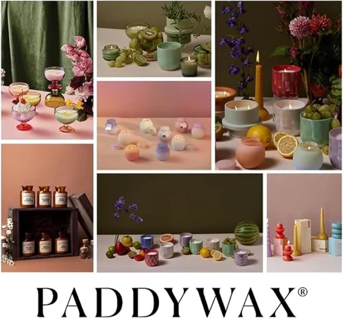 Vista 7 de Paddywax Artisan Apothecary - Vela perfumada con tapa en tarro de vidrio reutilizable, vela de soja de combustión limpia con aproximadamente 54