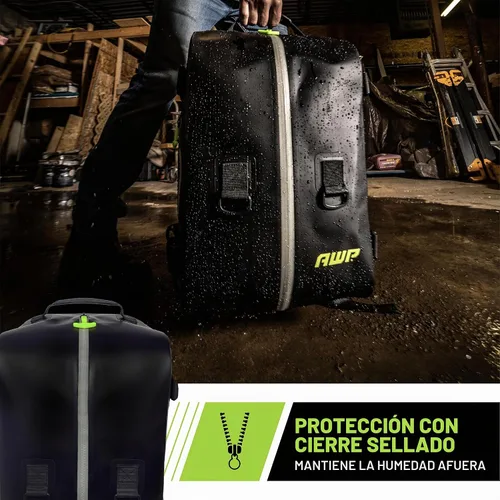 Vista 4 de AWP Mochila impermeable para herramientas, 45L, nailon TPU, protección IPX7