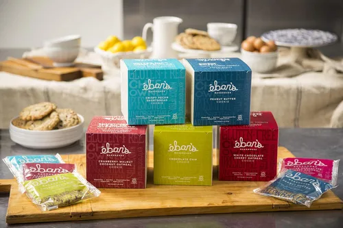 Vista 4 de Eban's Galletas frescas horneadas sin gluten, 24 galletas grandes (2 cajas de 12), suaves y masticables, envueltas individualmente, gourmet, sin