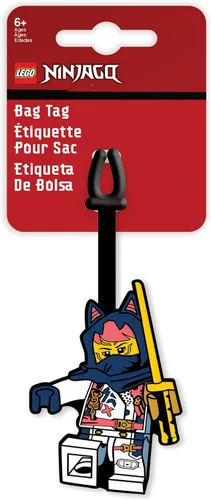 Vista 7 de Lego NINJAGO - Etiqueta de silicona para bolsa, Sora (53345), etiqueta de equipaje para viajes, maleta, mochila, bolsa de playa de verano, crucero