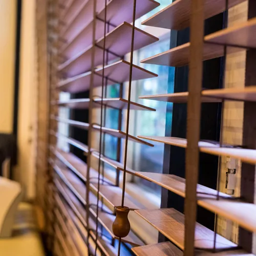 Vista 6 de 12 borlas de cordón de madera para persianas de ventana, pomos elegantes, fáciles de instalar, gotas de cordón de madera marrón para cortinas