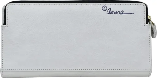 Vista 2 de Anna by Anuschka Cartera de cuero pintado a mano para mujer