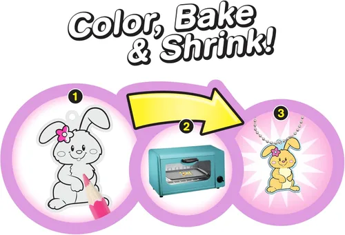 Vista 3 de Shrinky Dinks Just Play - Kit de Pascua, 12 piezas, juego de actividades de arte y manualidades para niños, juguetes para niños a partir de 5 años
