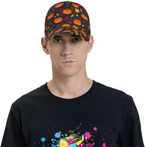 Vista 3 de Gorra de béisbol de Halloween, gorra de sol de camionero, ajustable, gorra de béisbol para mujeres y hombres