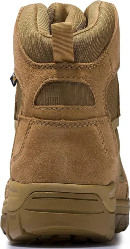 Vista 3 de FREE SOLDIER Mens Tactical Waterproof Lightweight Hiking Boots Military Combat Boots Work Boots