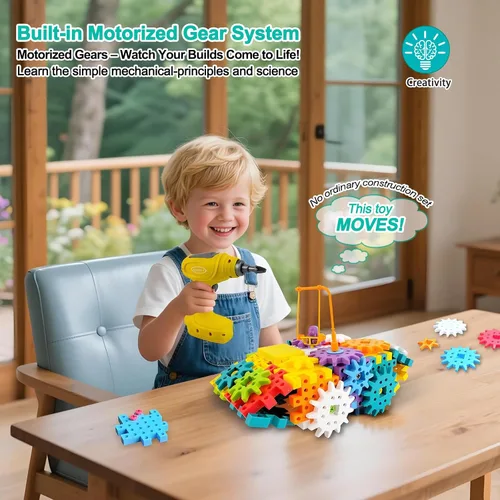 Vista 4 de STEM Juguetes educativos de construcción para niños de 4 a 8 años, juego