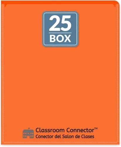 Vista 7 de C-Line Classroom Connector - Carpetas de la escuela al hogar, color azul, 10 por caja (32505)