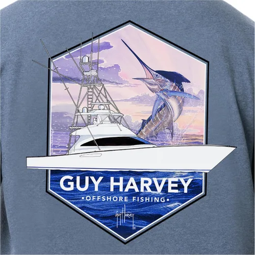 Vista 34 de Guy Harvey Camiseta de manga corta Threadcycled para hombre