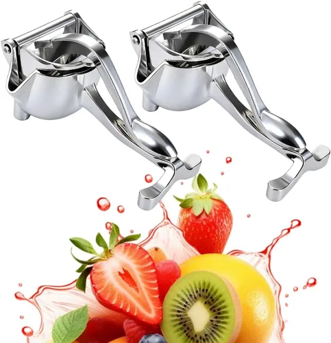 Vista 3 de Prensa manual de exprimidor de frutas resistente, exprimidor manual de cítricos de gran capacidad 2026, prensa manual de exprimidor de cítricos