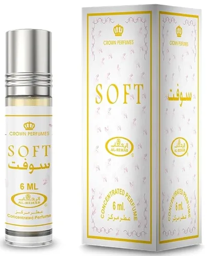 Vista 3 de Al Rehab Soft - Juego de 2 piezas para mujer (Eau De Parfum Spray de 1.18 oz + Perfume Concentrado de 0.20 Oz Rollerball)