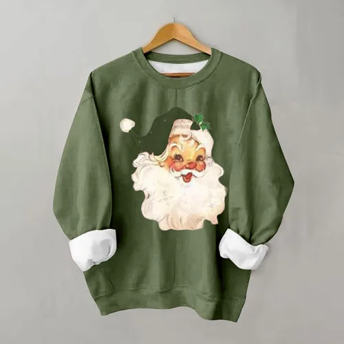 Vista 5 de Sudadera fea de Navidad para mujer 2023, casual, manga larga, camisetas de Navidad, impresión 3D, suéteres divertidos