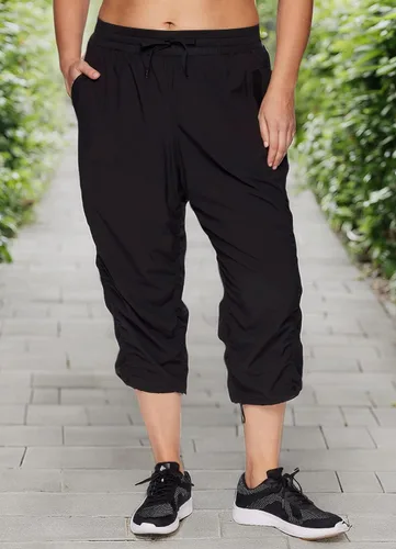 Vista 11 de RBX Pantalón capri tejido ligero con cordón para mujer, talla grande