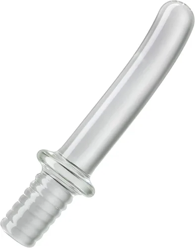 Vista 8 de Varita de masturbación con consolador de cristal de cristal, masajeador de masturbación vaginal, tapón anal, palo de placer, estimulación del ano