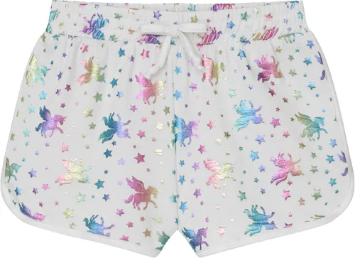 Vista 5 de BTween - Shorts cómodos de forro polar con cordón para niña, paquete de 4