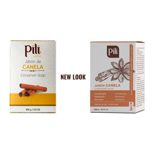 Vista 9 de Pili Natural Barras de jabón de canela (paquete de 3) para rostro y cuerpo, limpiador hidratante para mujeres, hombres, adolescentes y todo