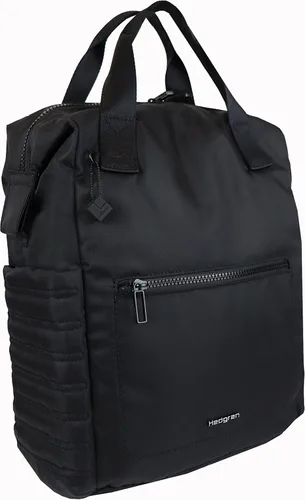 Vista 3 de Hedgren Mochila Tower de fabricación sostenible, Negro, talla única