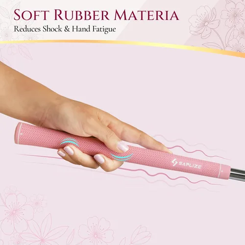 Vista 3 de SAPLIZE Agarres de golf exclusivos para mujer, paquete de 13 empuñaduras de goma suave con diseño cónico optimizado, cómodos y absorbentes