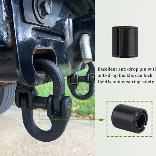 Vista 5 de Conector de Cadena de Seguridad Hammerlock, Enlace de Acoplamiento Hammerlock de 1/2 Pulgada, Enlace de Conector de Cadena de Seguridad de Enganche