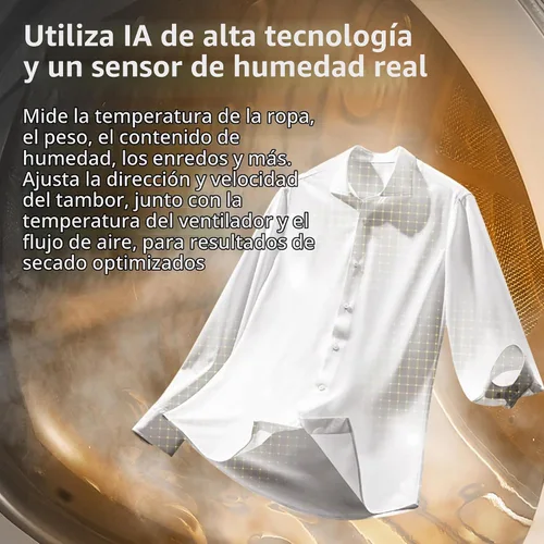 Vista 3 de Beyond AI - Secadora portátil compacta y ligera (blanco)