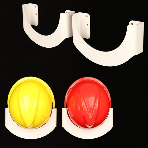 Vista 6 de Soporte para casco de pared, 2 juegos (2 piezas) - Soporte para casco duro para taller, oficina, sala de estar
