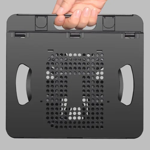 Vista 5 de Soporte plegable para portátil con 8 posiciones, soporte de plástico