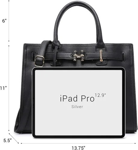 Vista 4 de Dasein Bolsos de mano con correa larga para mujer, con asa superior, con correa larga